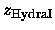 $z_{\rm HydraI}$