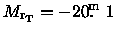 ${M_{\rm r_T}}= -20\hbox{$.\!\!^{\rm m}$ }1$