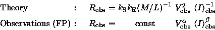 \begin{displaymath}\arraycolsep=2pt %
\begin{array}{lllccc}
\mbox{Theory} & : & ...
..._{\rm obs}}& {\langle I \rangle^\beta_{\rm obs}}\\
\end{array}\end{displaymath}